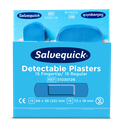 Salvequick Blue Detectable Pleisters Vingertop/Normaal (doos)