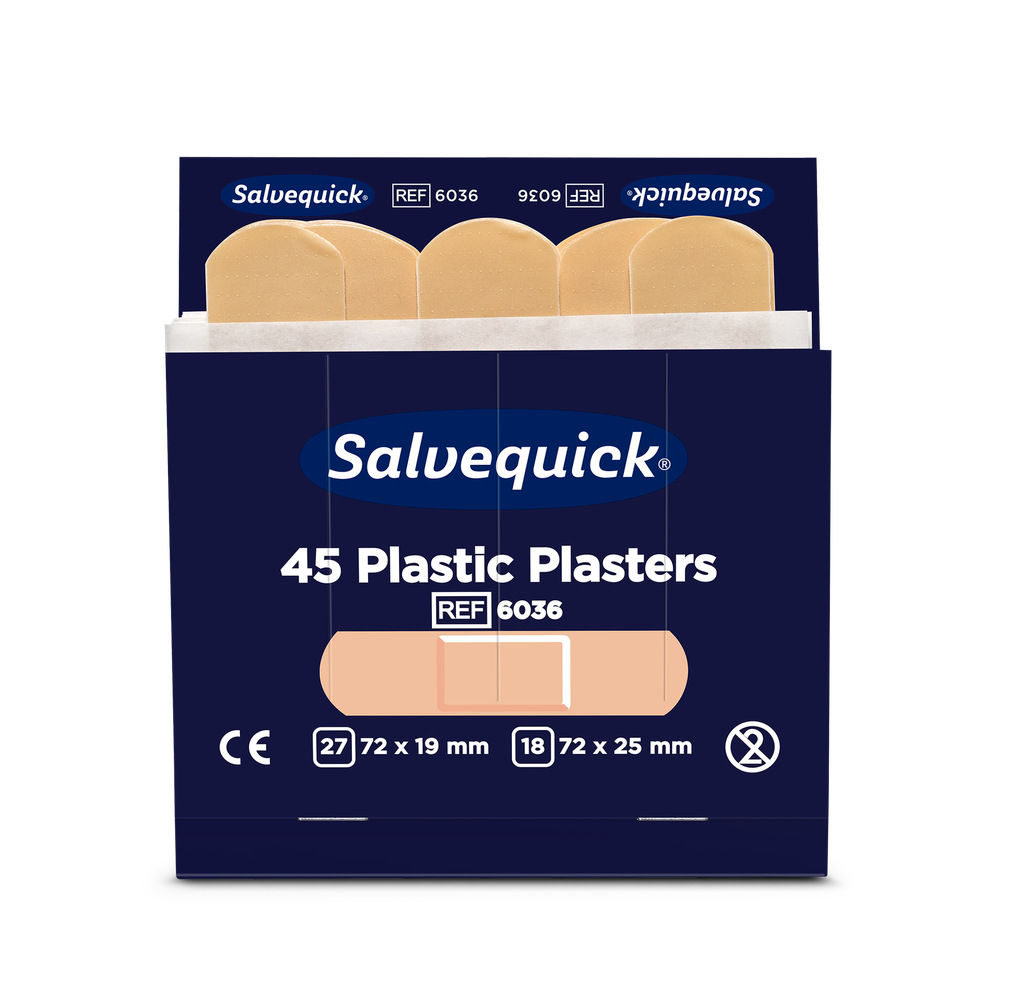 Salvequick plastic pleisters navulling (doos)