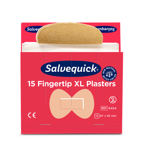 [6454] Salvequick XL vingertoppleisters navulling (doos)